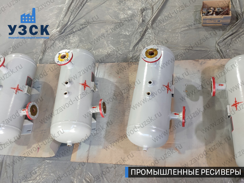 фотография емкостных ресиверов газа Ковров