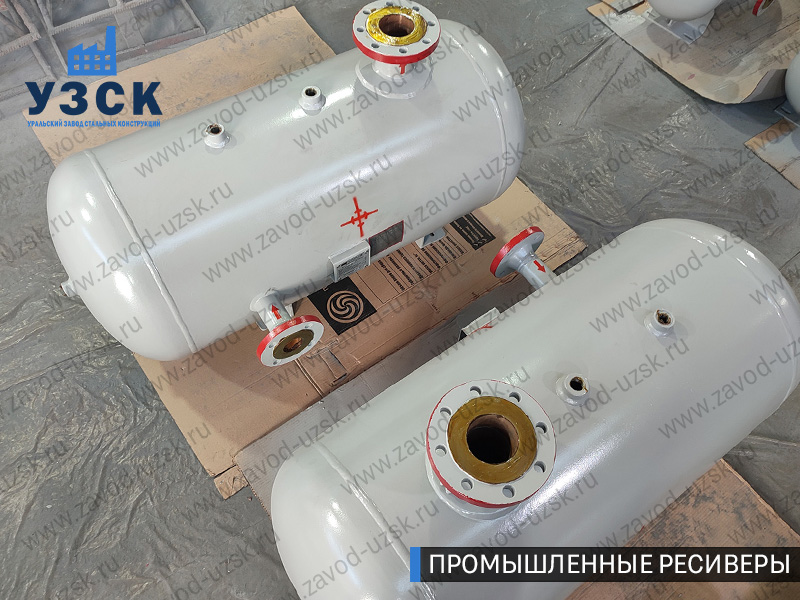 фотография промышленных ресиверовдля газа Ковров